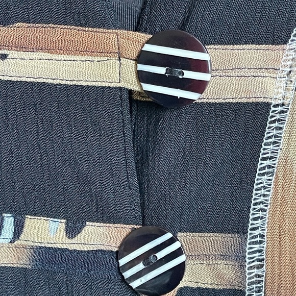 Globetrotter Batik Indonesian Kimono Maxi Dress | Boho | Cover Up | Size Small - Picture 7 of 12